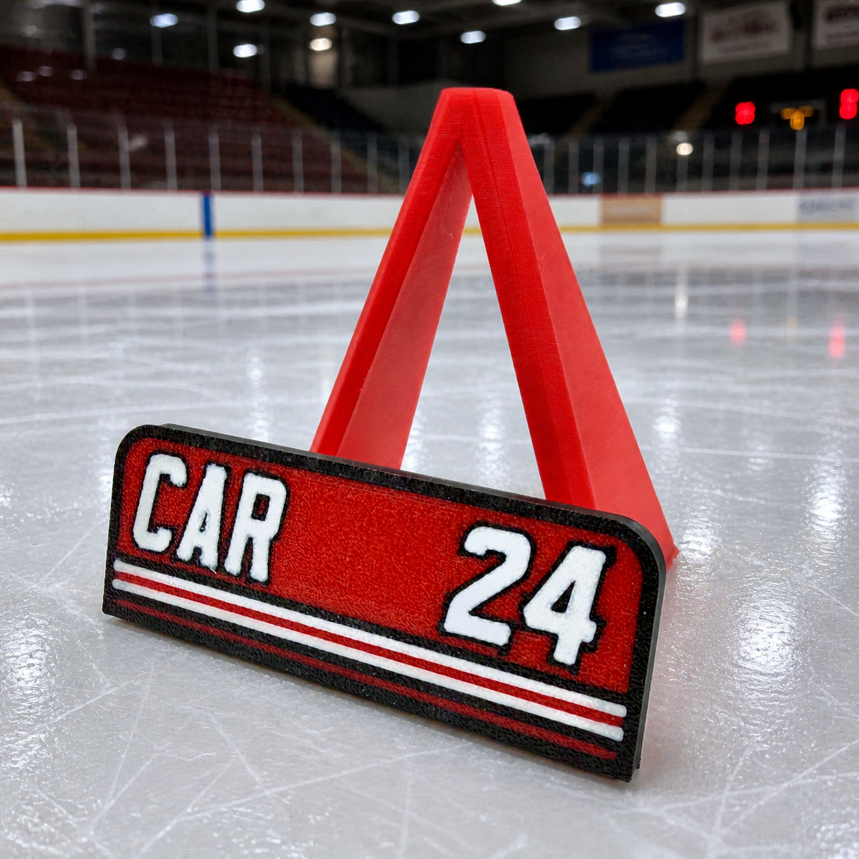 Hockey Card Stand - Carolina #24