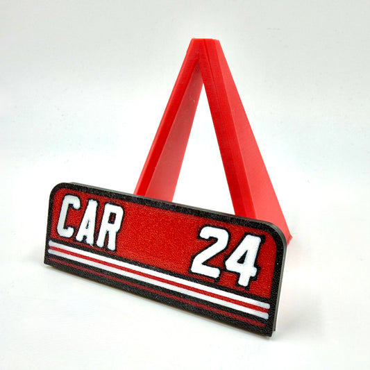 Hockey Card Stand - Carolina #24