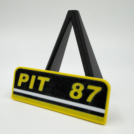 Hockey Card Stand - Pittsburgh #87